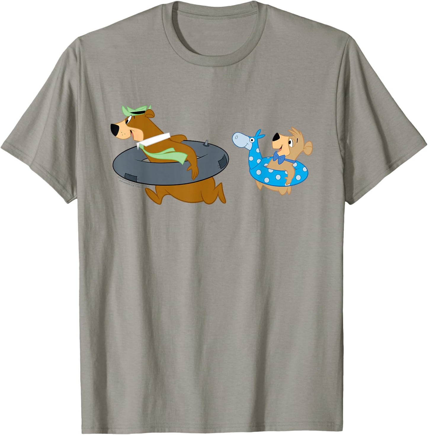 Yogi Bear and Boo Boo Going Swimming T-Shirt - T-Shirt | Sand