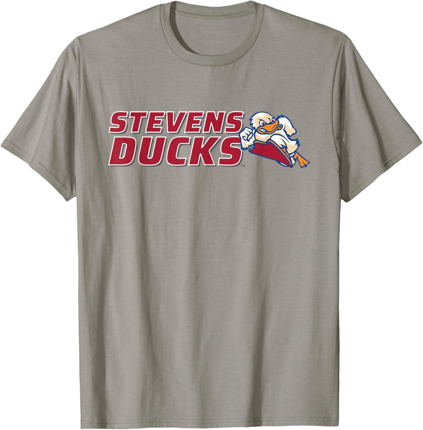 Stevens Institute of Technology Stevens Ducks Logo T-Shirt - T-Shirt | Sand