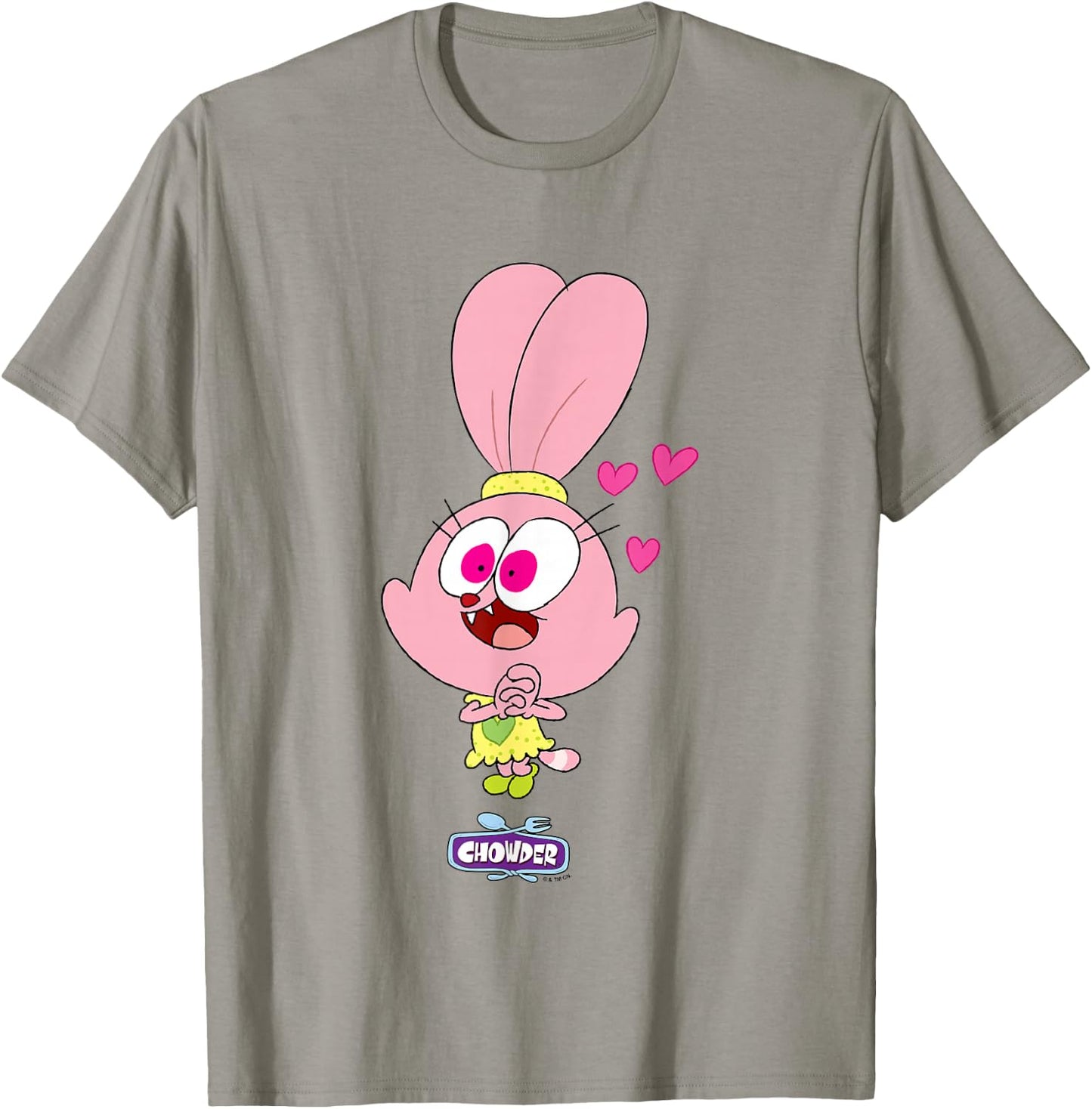 Chowder Valentine's Day Panini Watching Chowder Run Away T-Shirt - T-Shirt | Sand