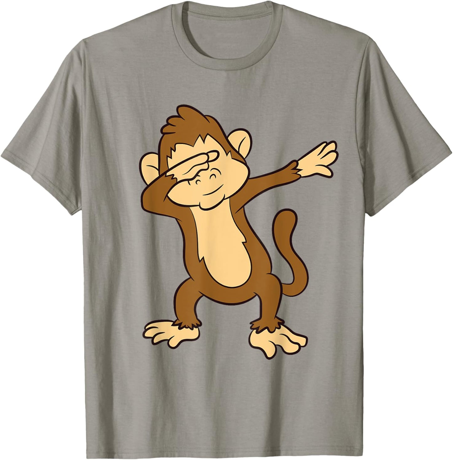 Dabbing Monkey Cute Monkey Dab Love Monkeys T-Shirt - T-Shirt | Sand