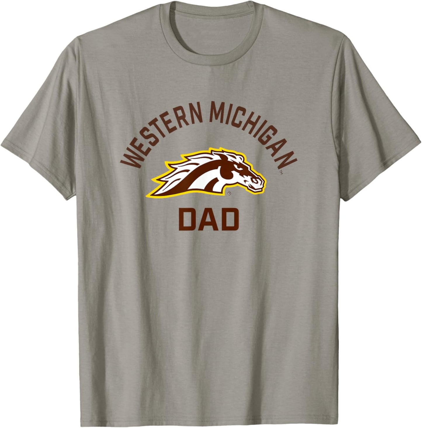 Western Michigan University Broncos Arched Dad T-Shirt - T-Shirt | Sand