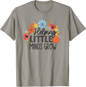 Helping Little Minds Grow T-Shirt - T-Shirt | Sand