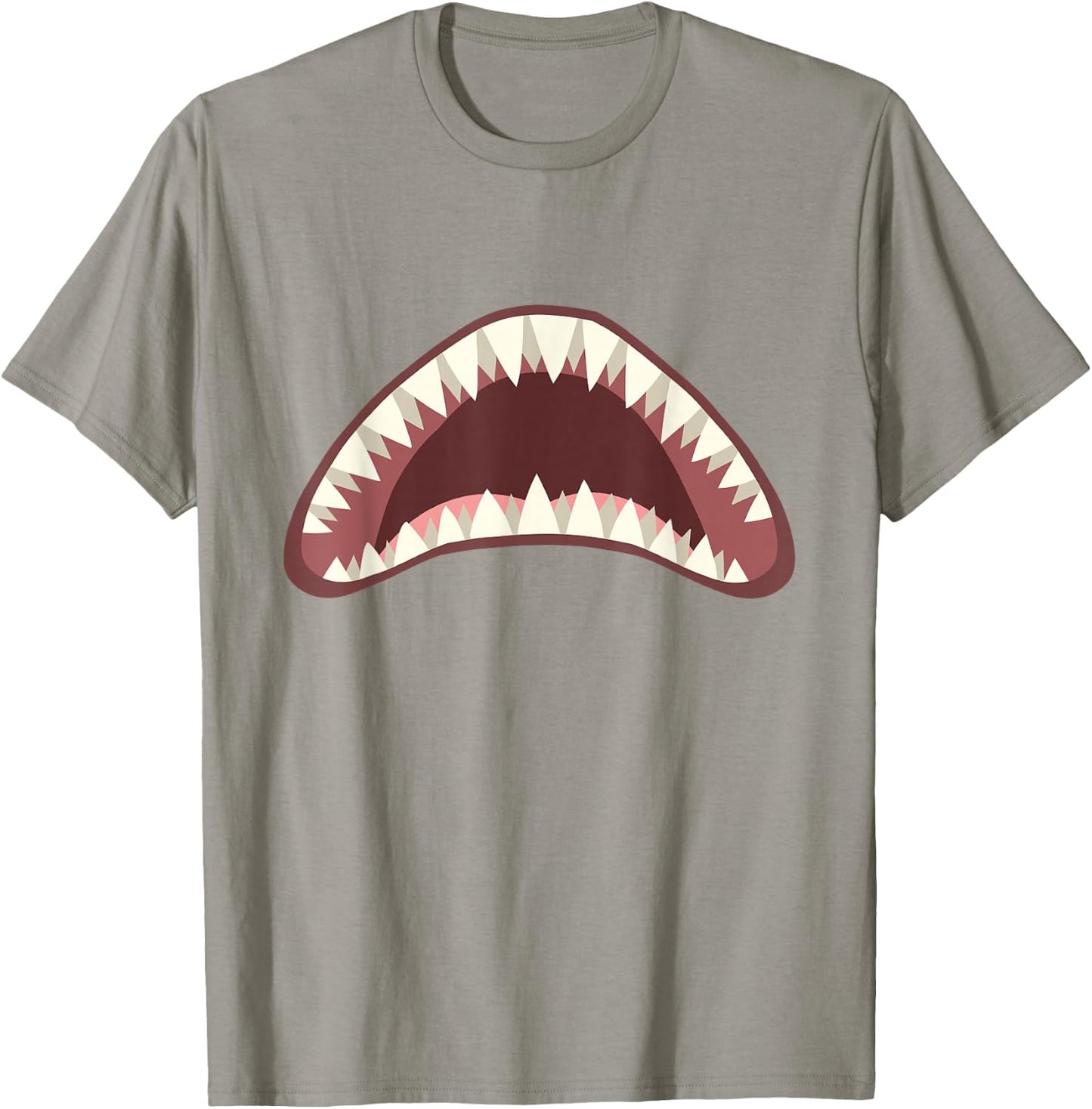 Halloween Shark Jaw Easy Last Minute Costume Kids Boys Men T-Shirt - T-Shirt | Sand