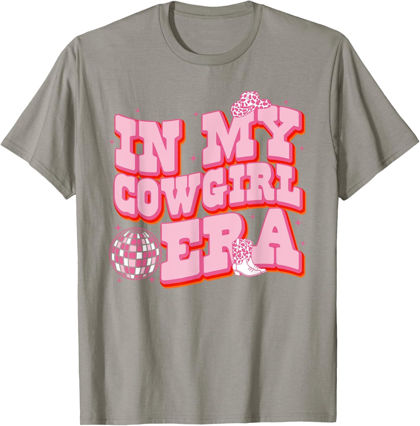 Groovy In My Cowgirl Era Cute Western Rodeo Cowgirls T-Shirt - T-Shirt | Sand