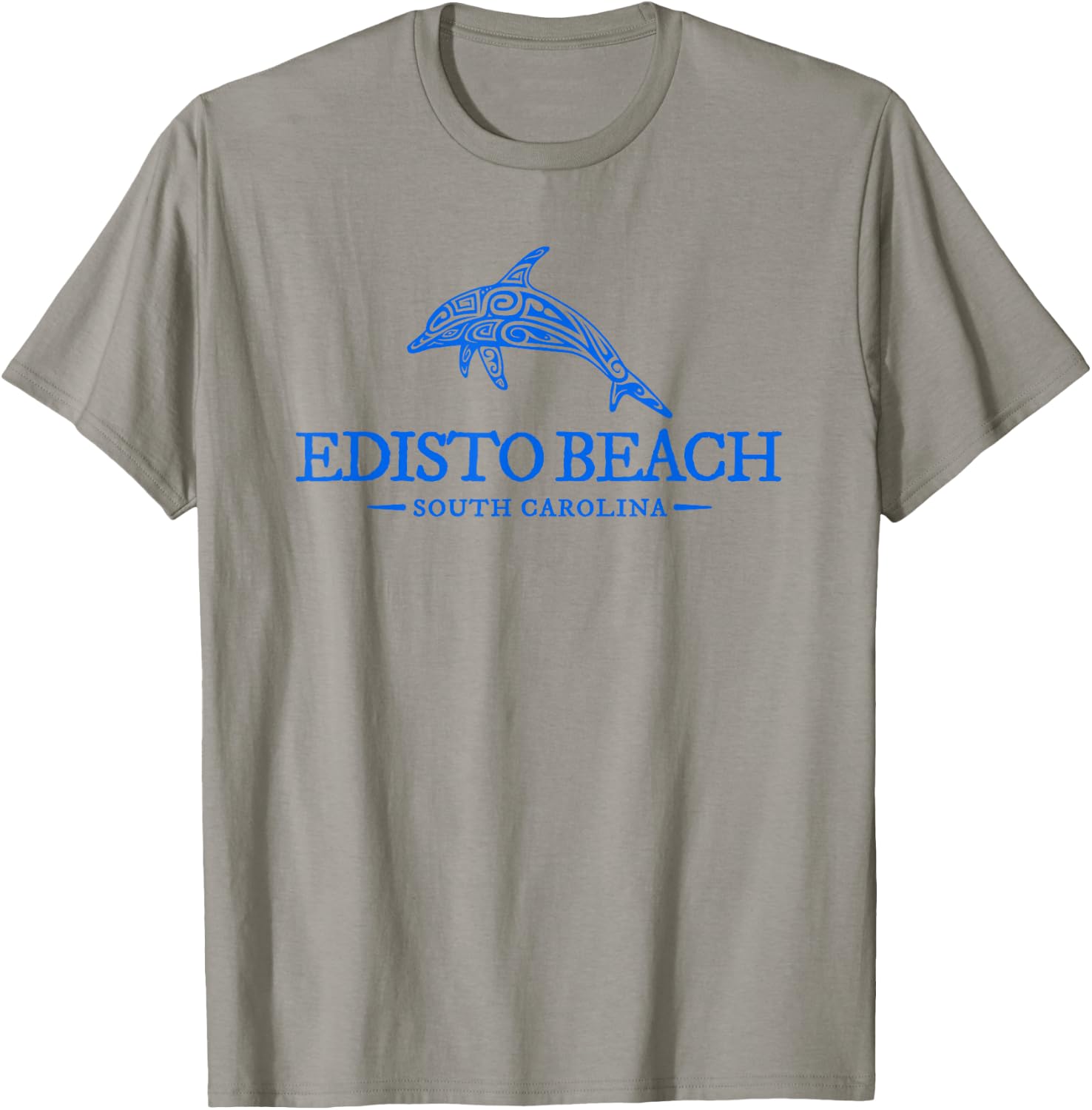 Edisto Beach South Carolina Dolphin Women Beach T-Shirt - T-Shirt | Sand