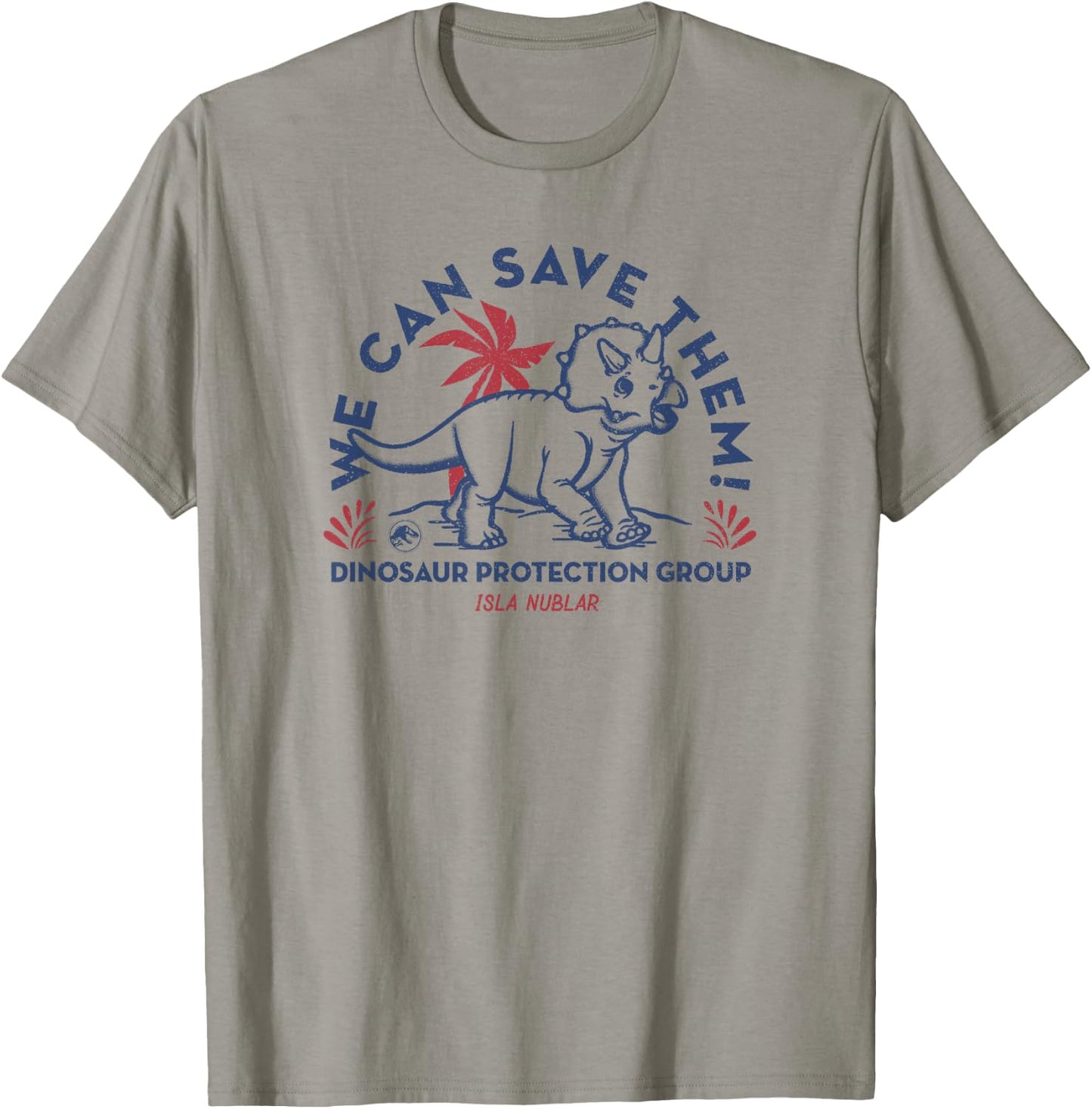 Jurassic World Save The Triceratops Poster T-Shirt - T-Shirt | Sand