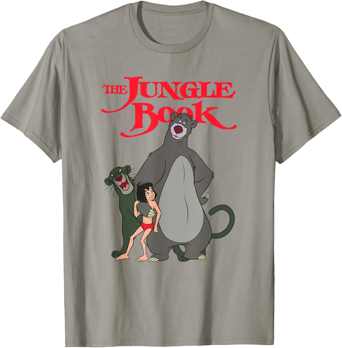 Disney The Jungle Book Group Poster T-Shirt - T-Shirt | Sand