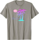 ARUBA Vacation Souvenir Gift Sun Palm Tree Sunset T-Shirt - T-Shirt | Sand