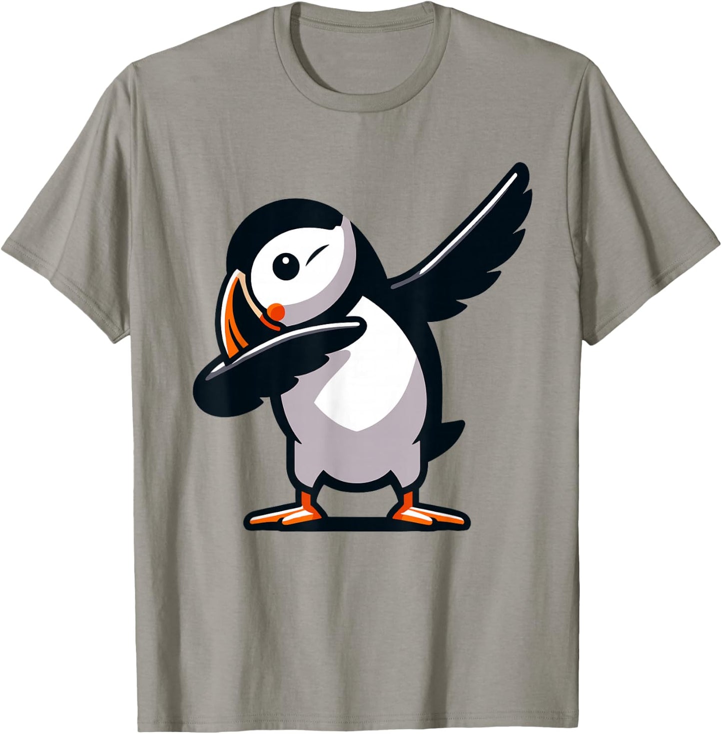 Puffin | Puffin Bird, For Kids & Cute Dabbing Puffin T-Shirt - T-Shirt | Sand