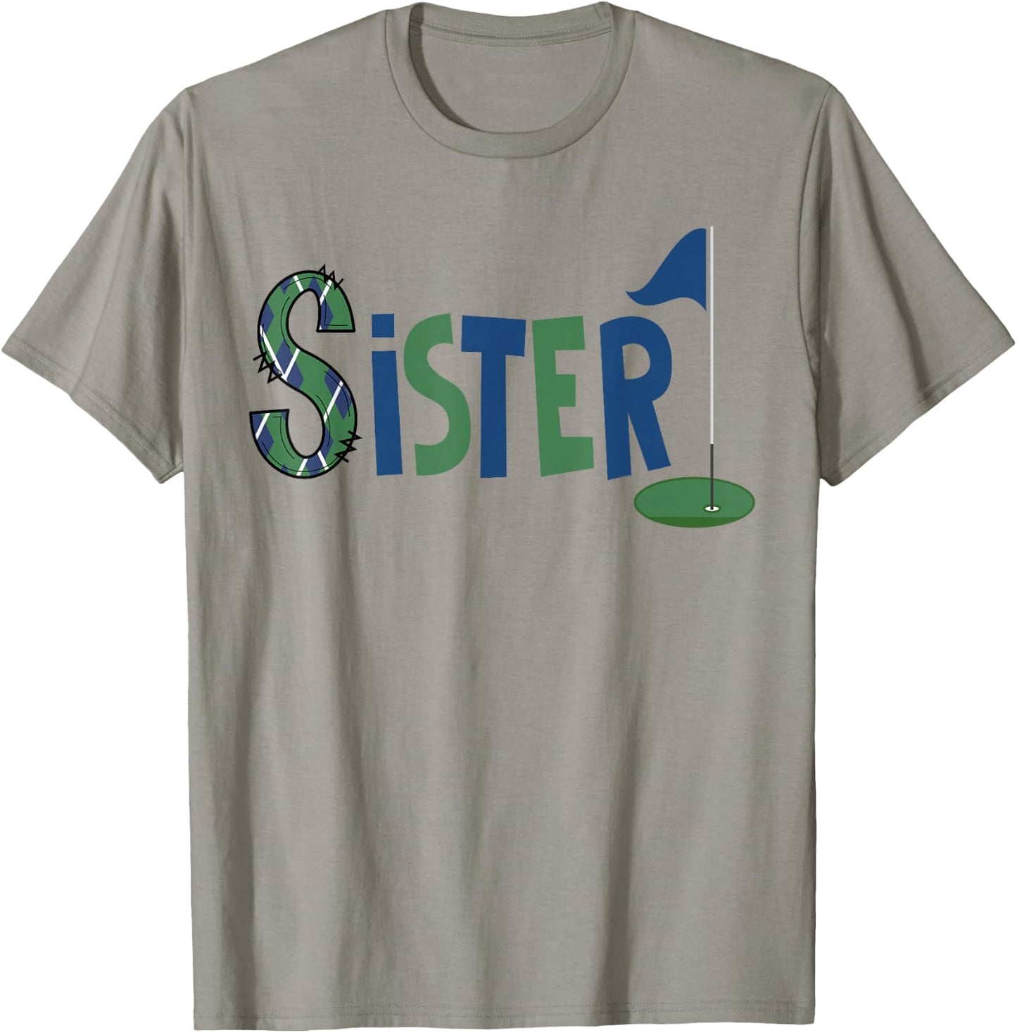 Sister of The Birthday Boy Hole in One Golf Sport Matching T-Shirt - T-Shirt | Sand
