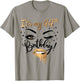 It's My 44th Birthday Queen 44 Years Old Eye Lash Lips Kiss T-Shirt - T-Shirt | Sand