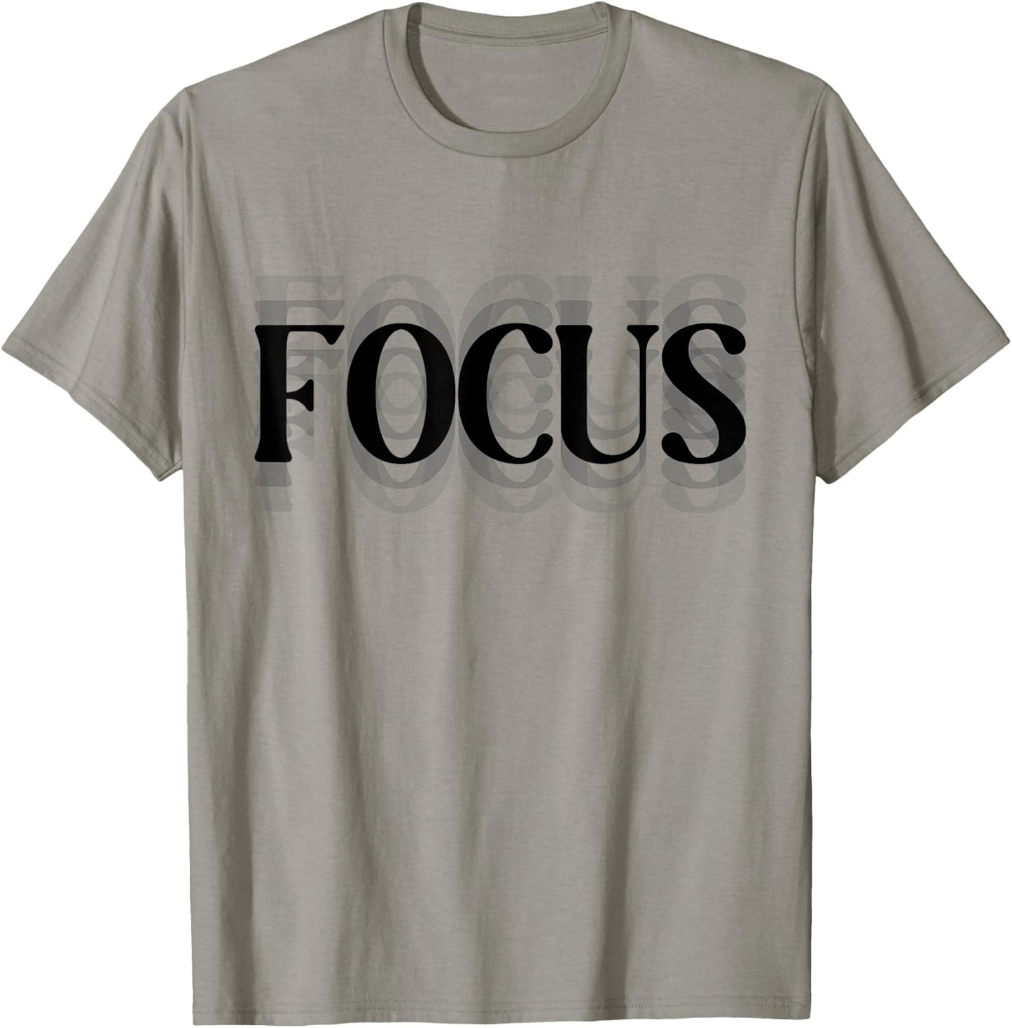 Focus Optical Illusion Trippy T-Shirt - T-Shirt | Sand