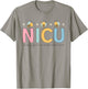 NICU Summer Caring For The Cutest Little Bees NICU Nurse Men Women Girls Kids T-Shirt - T-Shirt | Sand