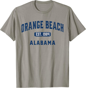 USA Vintage Merch Souvenir Visit Orange Beach Alabama Women Kids T-Shirt - T-Shirt | Sand