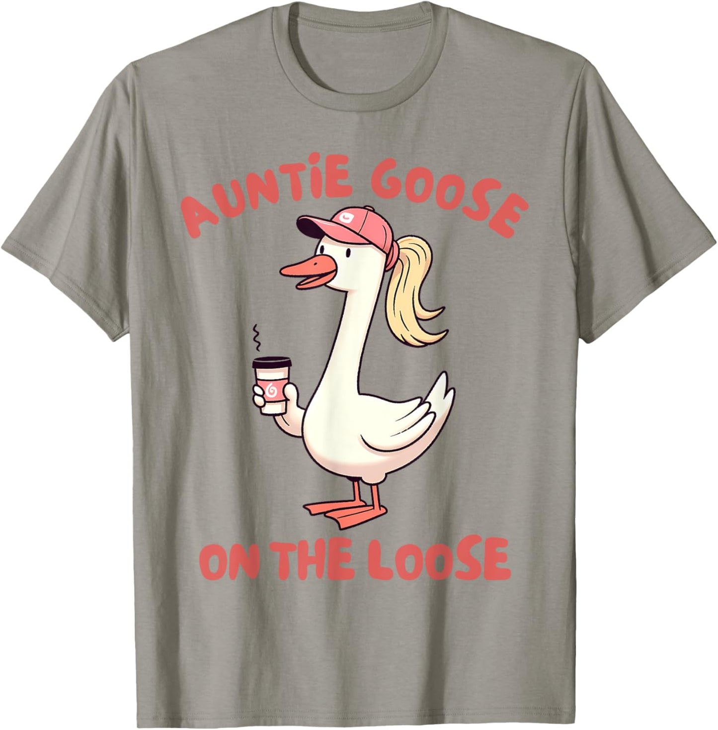Auntie Goose On The Loose Silly Gang In My Silly Goose Era T-Shirt - T-Shirt | Sand