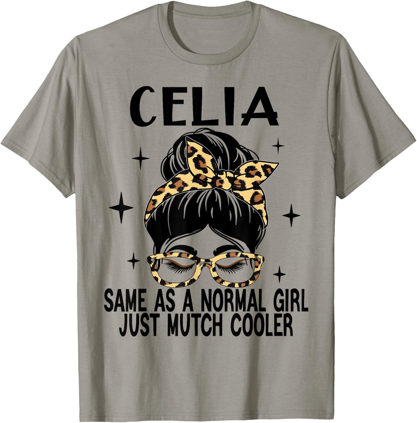 SwiftStyle Apparel CELIA Costume Cute Definition Personalized Name CELIA , Small, Grey T-Shirt - T-Shirt | Sand
