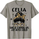 SwiftStyle Apparel CELIA Costume Cute Definition Personalized Name CELIA , Small, Grey T-Shirt - T-Shirt | Sand