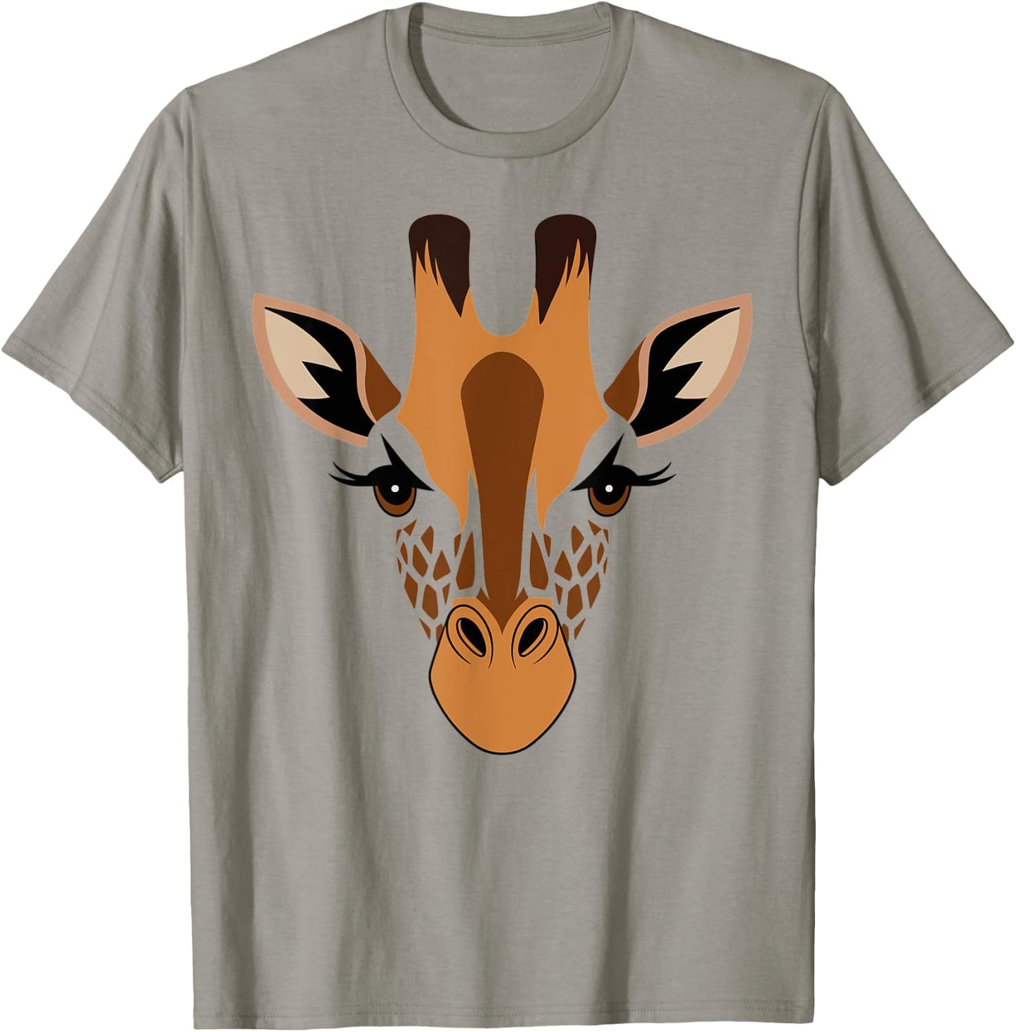 Halloween Giraffe Face Costume Kids Cute Themed T-Shirt - T-Shirt | Sand