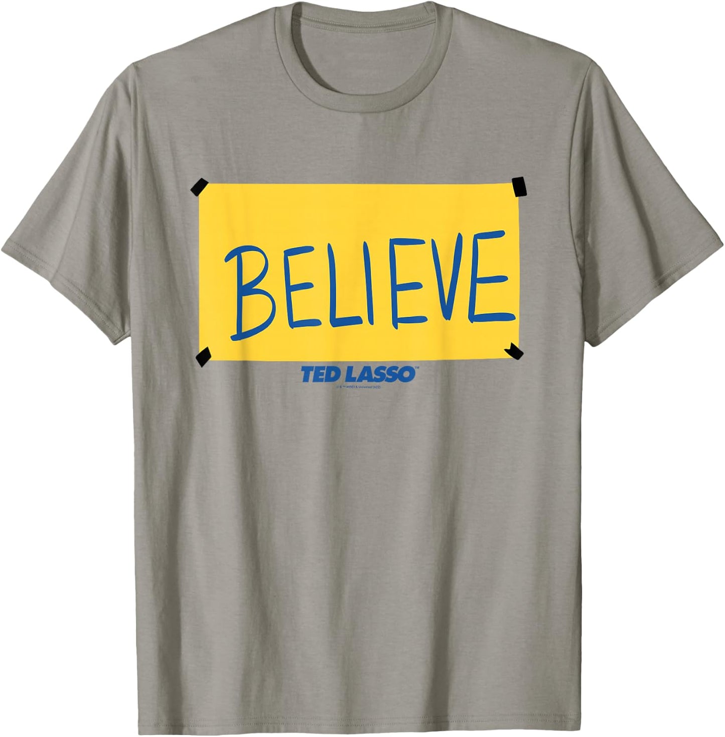 Ted Lasso Believe Sign T-Shirt - T-Shirt | Sand