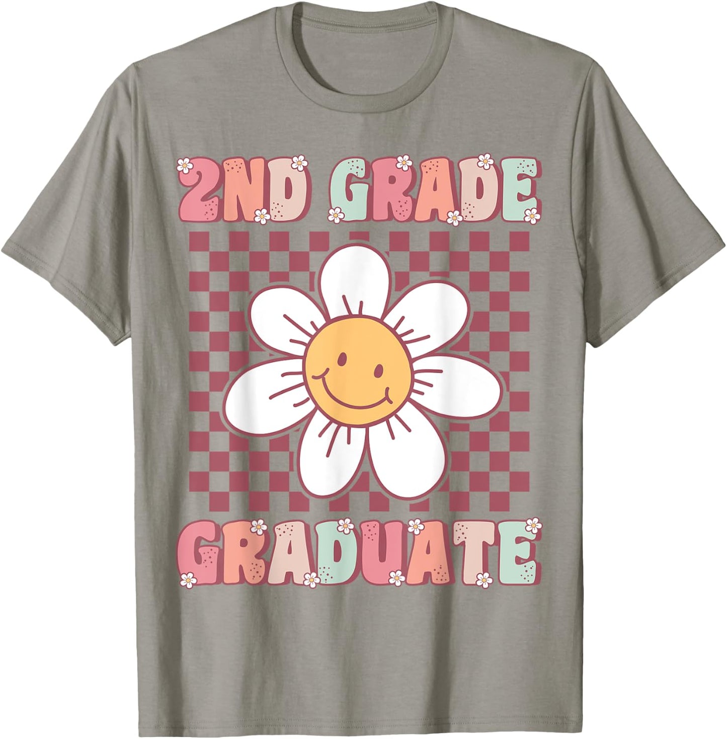 2nd Grade Graduation Cute Groovy Last Day of Second Grade T-Shirt - T-Shirt | Sand
