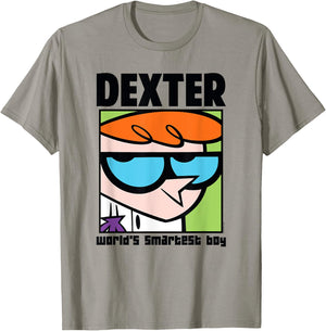 Dexter's Laboratory World's Smartest Boy Cartoon T-Shirt - T-Shirt | Sand
