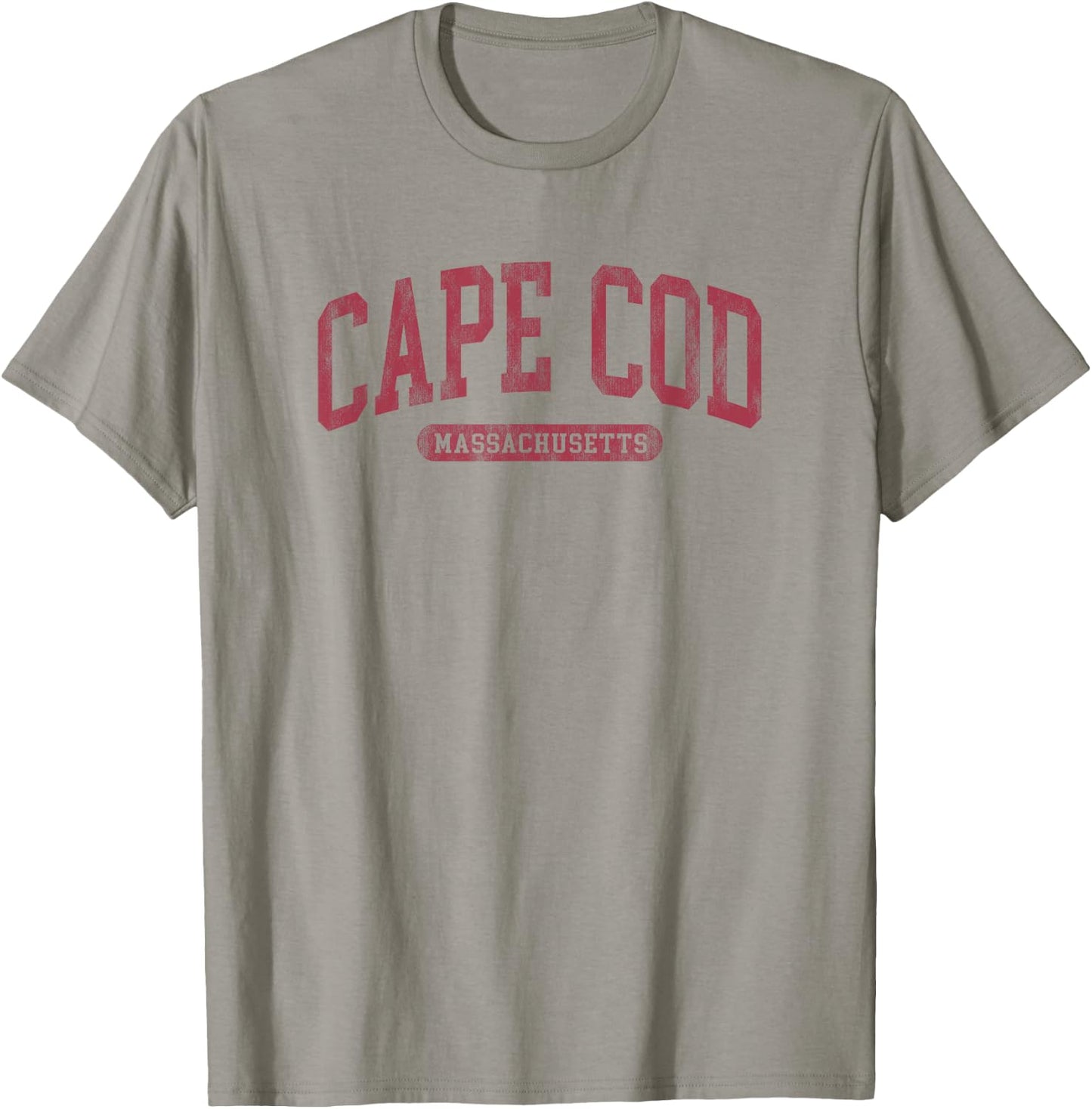 Cape Cod Est 1602 Massachusetts Retro Preppy Throwback T-Shirt - T-Shirt | Sand