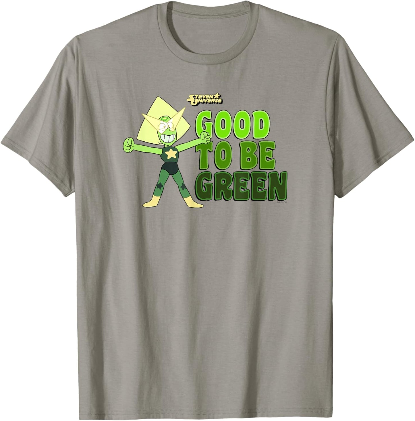 Steven Universe St. Patrick's Day Peridot Good to Be Green! T-Shirt - T-Shirt | Sand