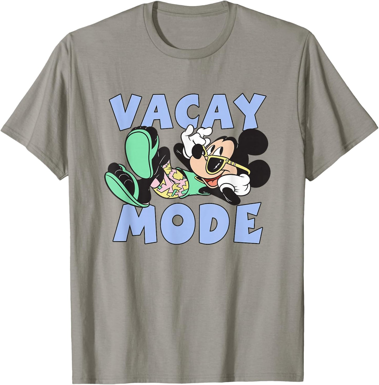 Disney Mickey And Friends Cool Mickey On Vacay Mode Logo T-Shirt - T-Shirt | Sand