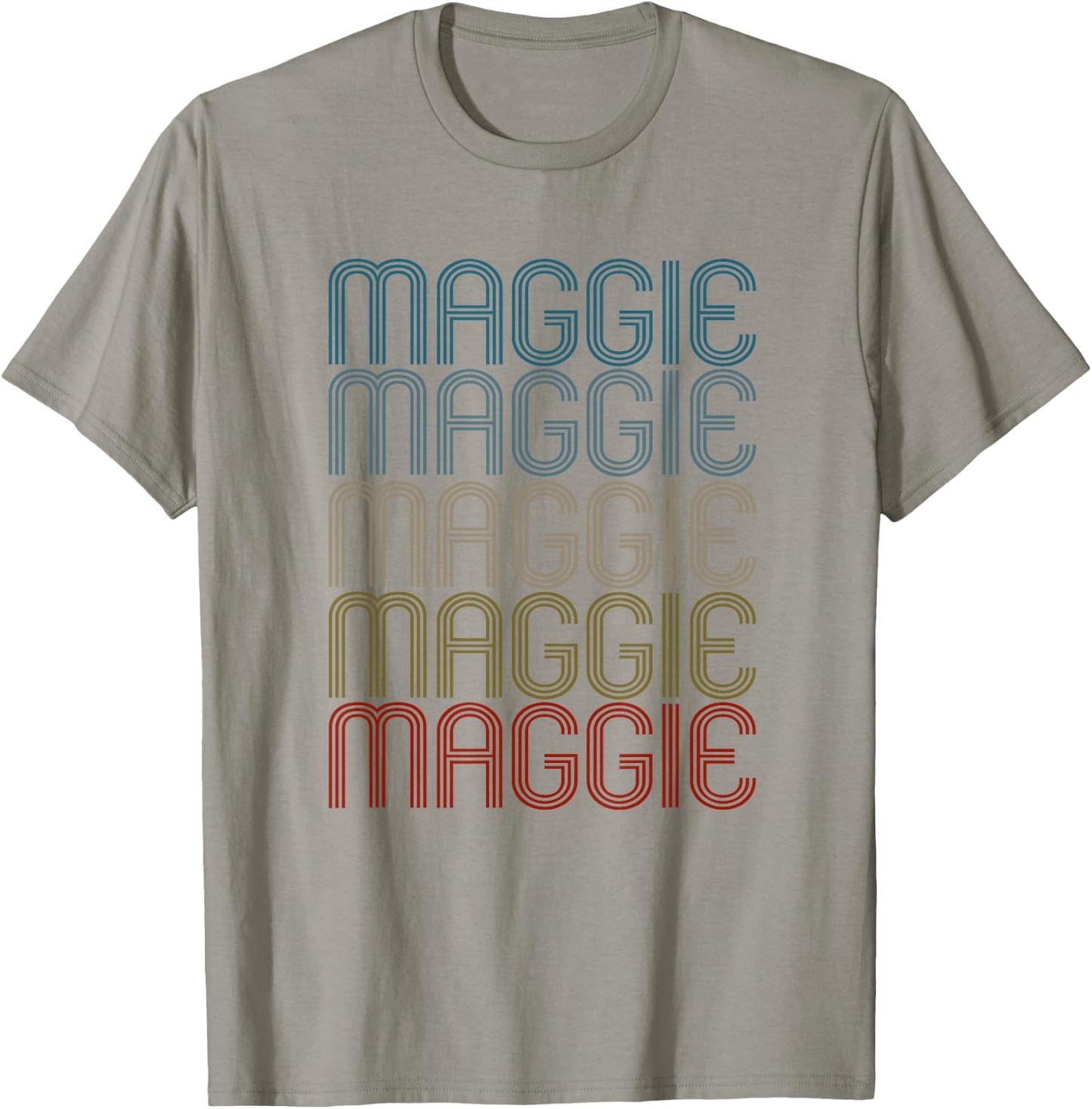 Maggie First Name Vintage Retro T-Shirt - T-Shirt | Sand