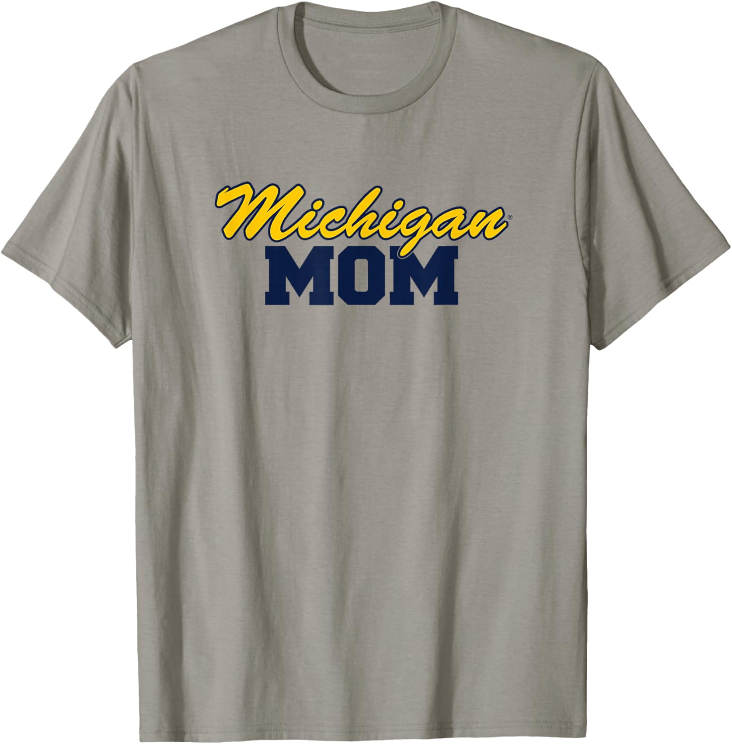 University of Michigan Wolverines U of M Mom T-Shirt - T-Shirt | Sand