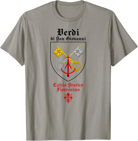 football fútbol florentin calcio storico fiorentino Verdi T-Shirt - T-Shirt | Sand