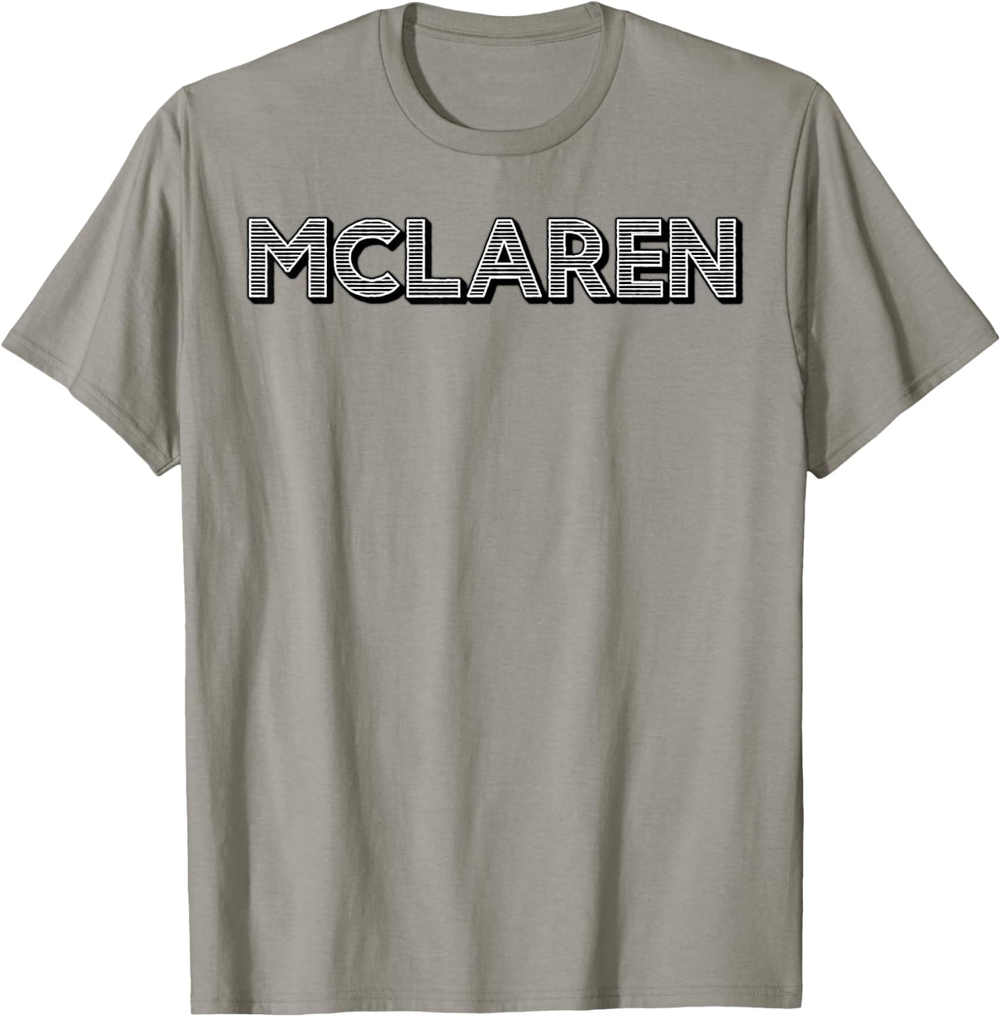 McLaren Name Retro 60s 70s 80s Vintage Family Funny Gift T-Shirt - T-Shirt | Sand