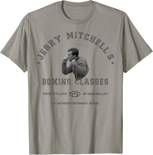 Three O'Clock Boxing Classes T Shirt, Cult Geek Fighter T-Shirt - T-Shirt | Sand