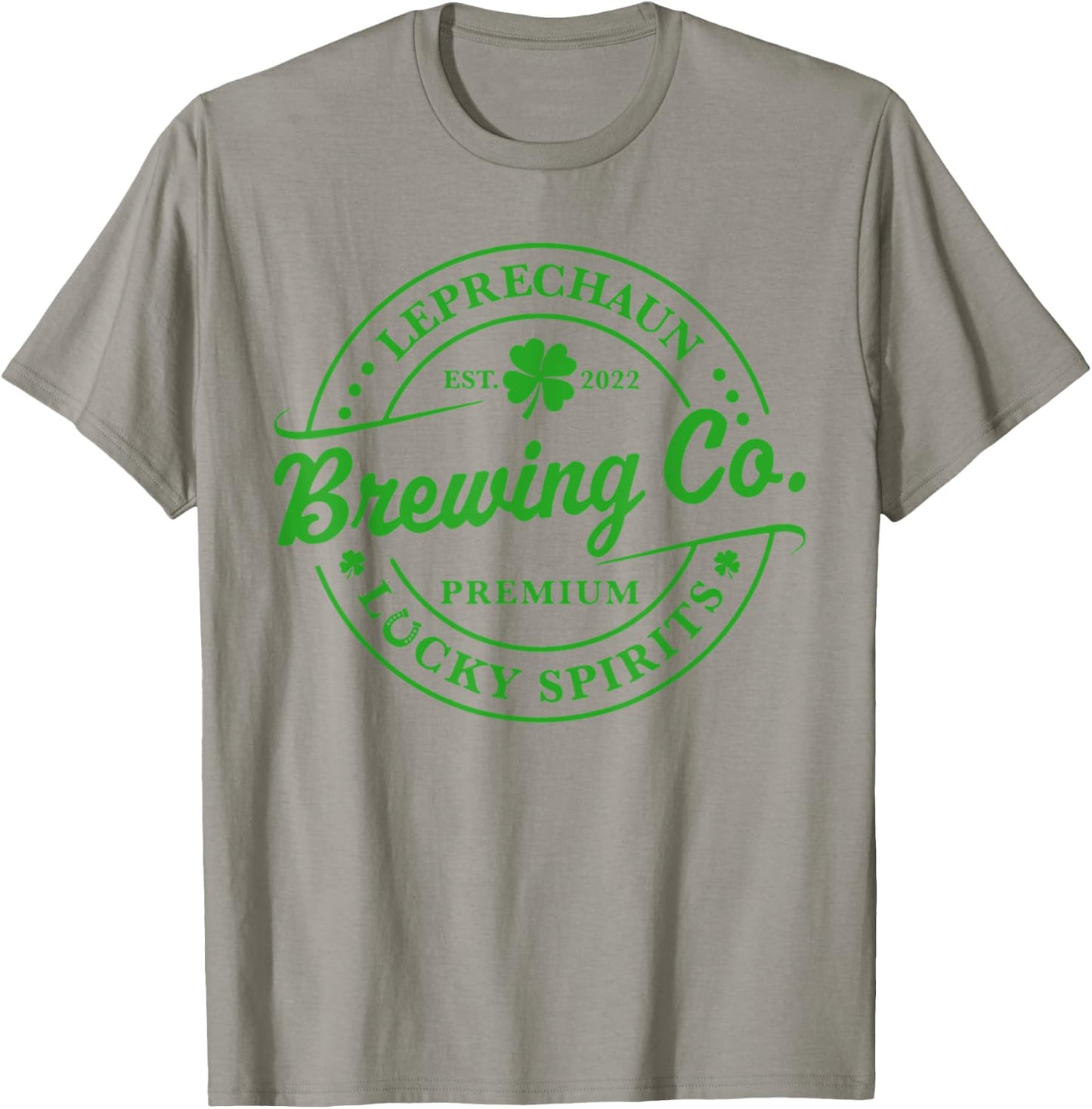 leprechaun brewing company shirt St Patricks Brewing Lucky T-Shirt - T-Shirt | Sand