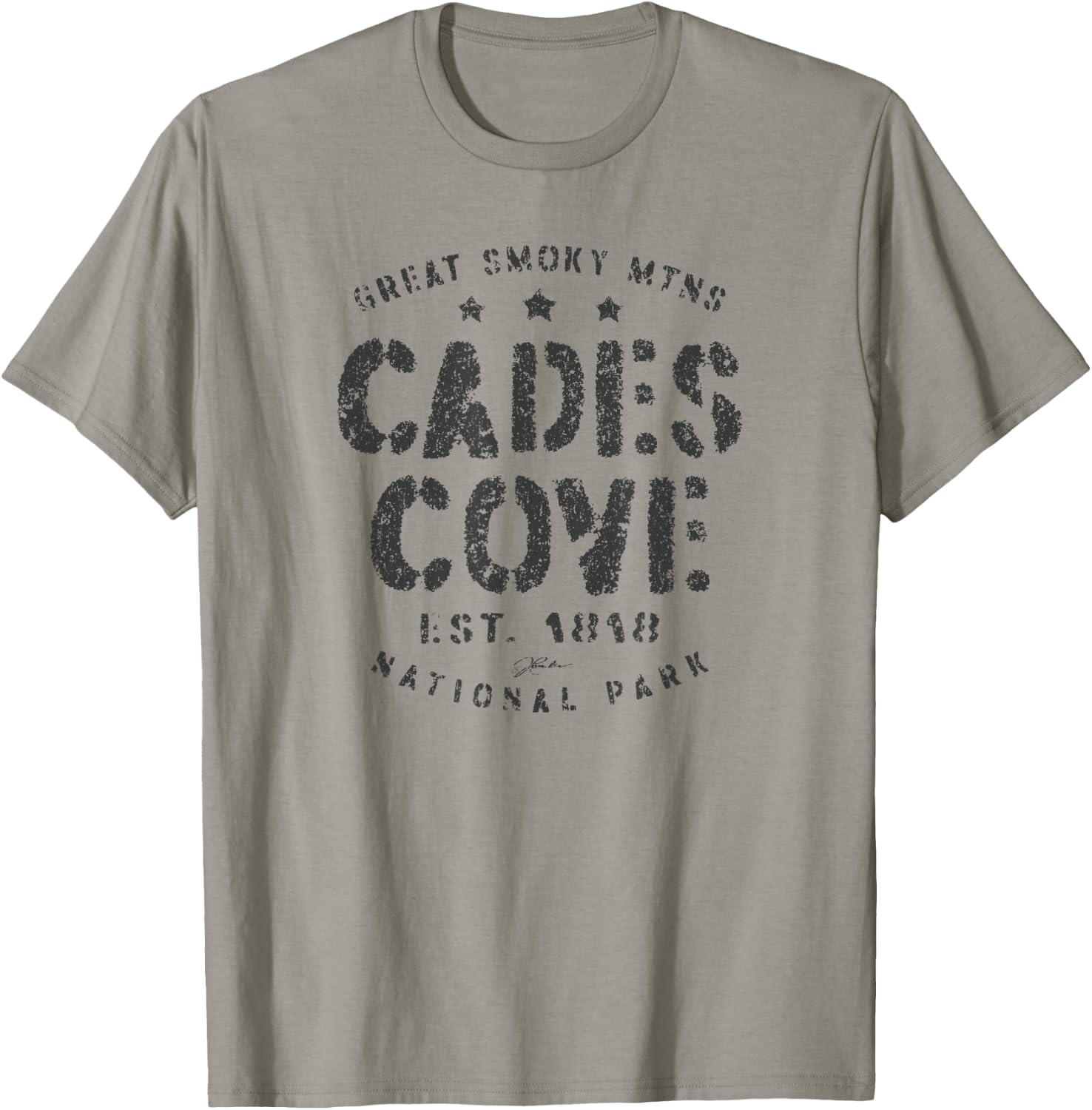 JCombs: Cades Cove, TN, Great Smoky Mountains National Park T-Shirt - T-Shirt | Sand