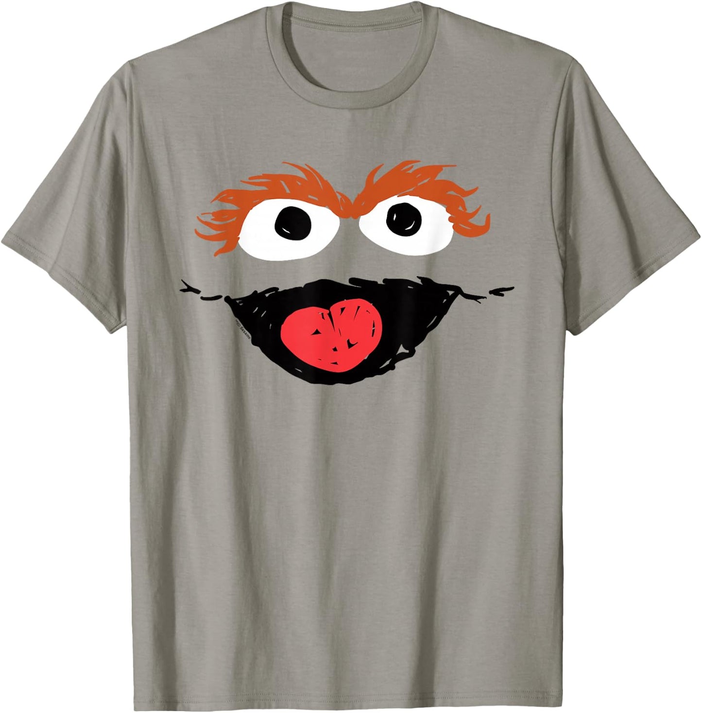 Sesame Street Oscar Crayon Sketch Halloween Costume T-Shirt - T-Shirt | Sand