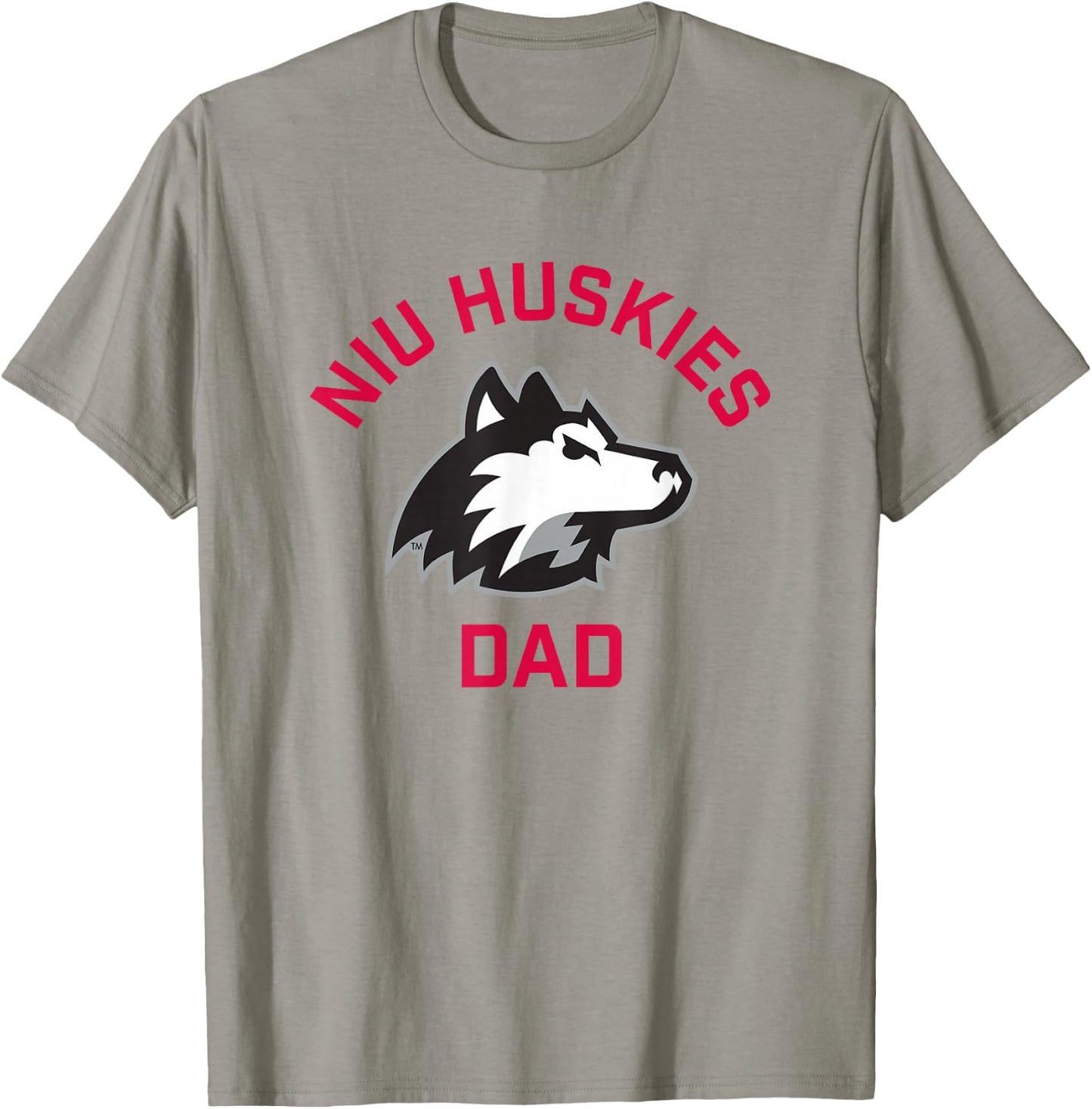 Northern Illinois University NIU Huskies Arched Dad T-Shirt - T-Shirt | Sand