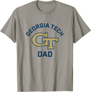 Georgia Tech Yellow Jackets Arched Dad T-Shirt - T-Shirt | Sand