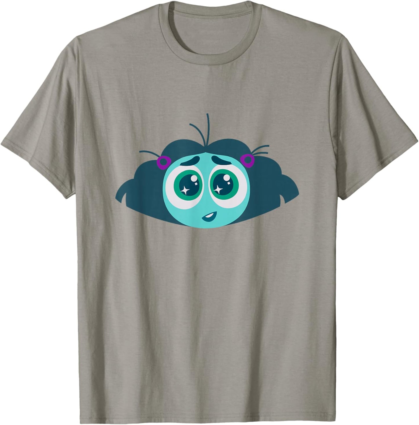 Disney Pixar Inside Out 2 Envy Big Head Logo T-Shirt - T-Shirt | Sand