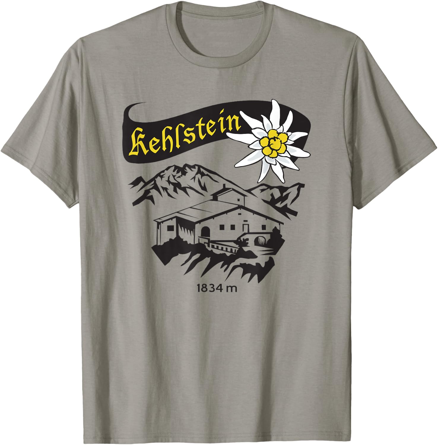 Eagles Nest Kehlstein House Berchtesgaden Bavaria T-Shirt - T-Shirt | Sand
