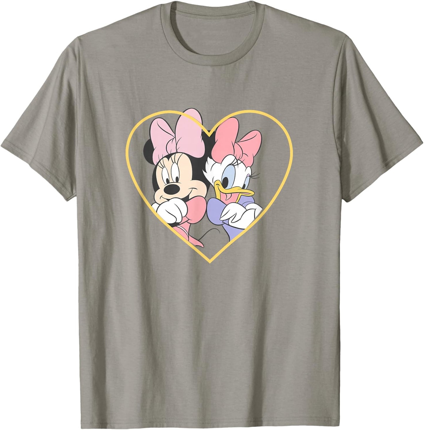 Disney Mickey and Friends Minnie Daisy Friendship Heart Logo T-Shirt - T-Shirt | Sand