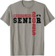 Wrestling Senior Night Wrestling Senior 2025 Graduation 69 T-Shirt - T-Shirt | Sand