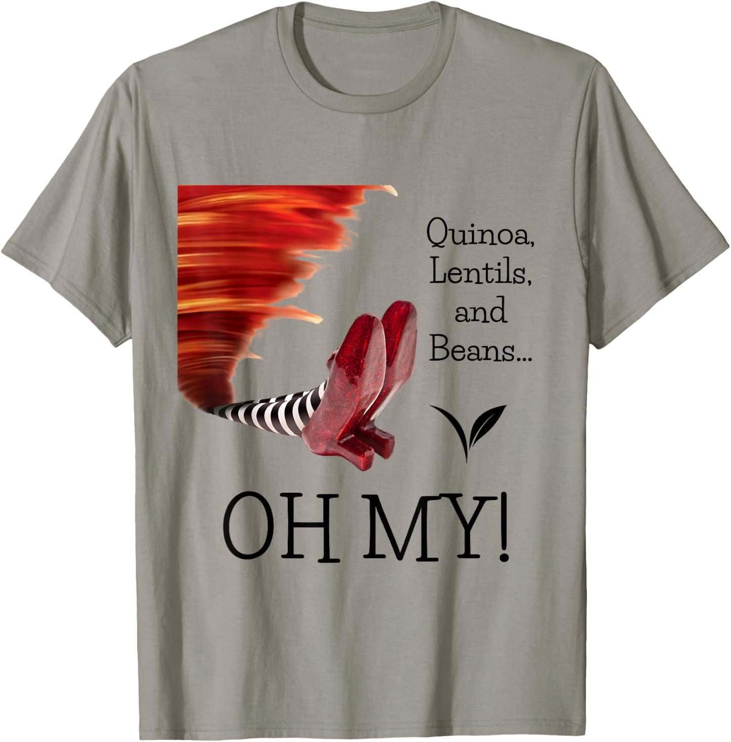 Quinoa, Lentils and Beans Oh My! T-Shirt - T-Shirt | Sand