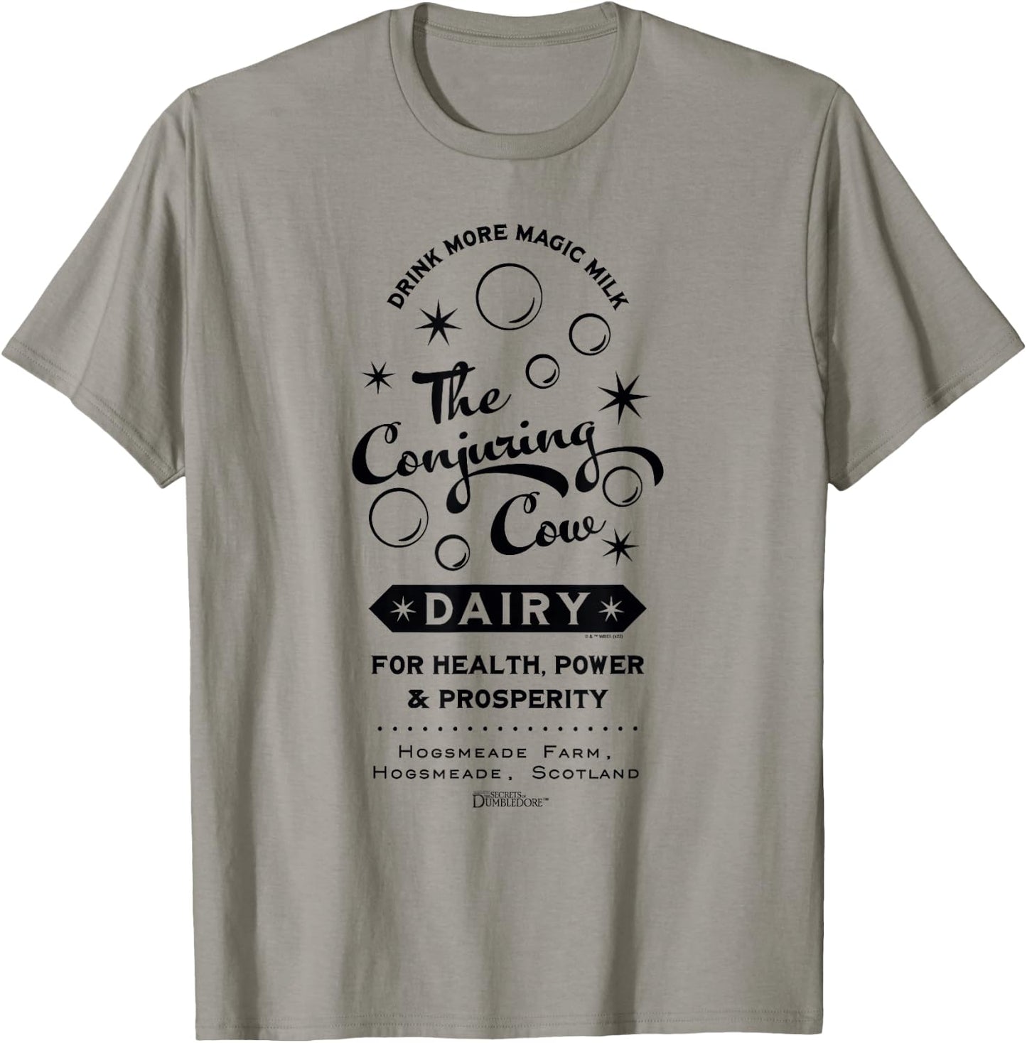 Fantastic Beasts 3 The Conjuring Cow Magic Milk T-Shirt - T-Shirt | Sand