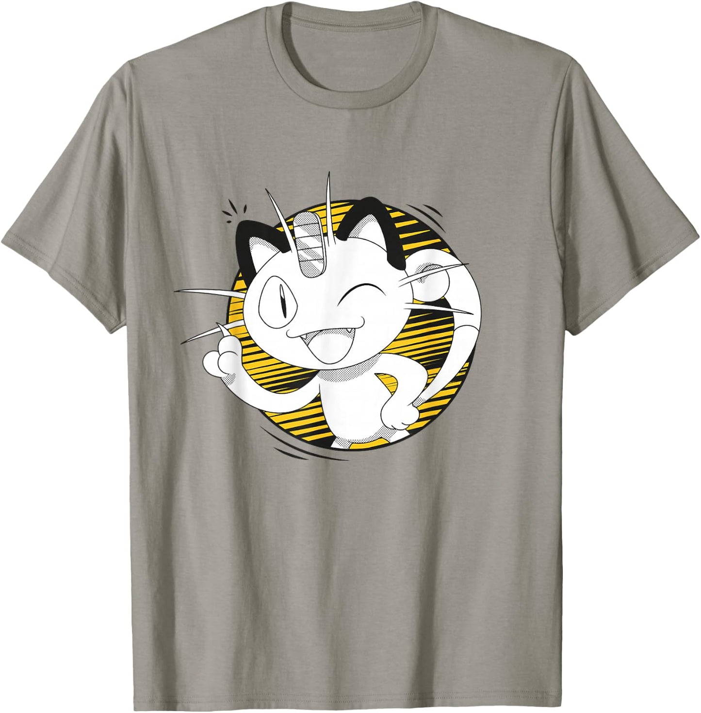 Pokémon Meowth That's Right! Winking Portrait T-Shirt - T-Shirt | Sand