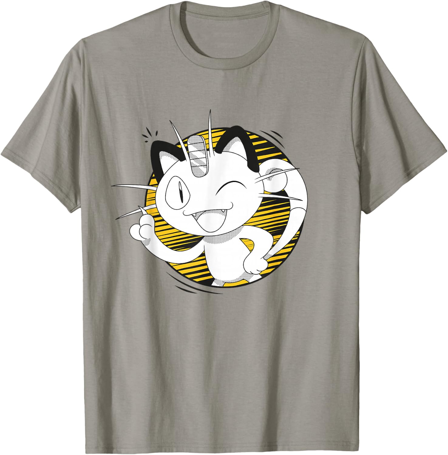 Pokémon Meowth That's Right! Winking Portrait T-Shirt - T-Shirt | Sand