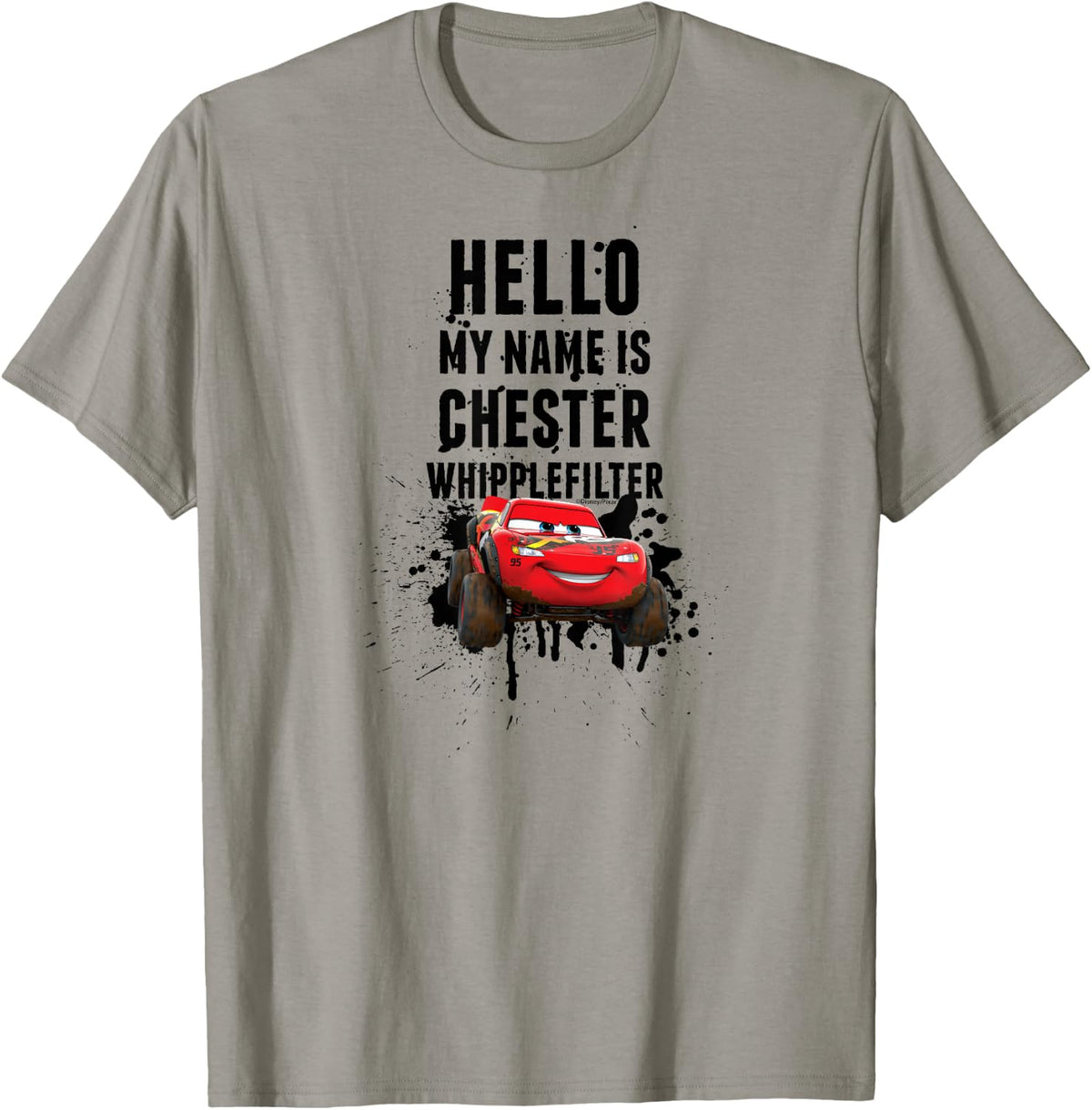 Cars - Hello My Name Is Chester Whipplefilter T-Shirt - T-Shirt | Sand