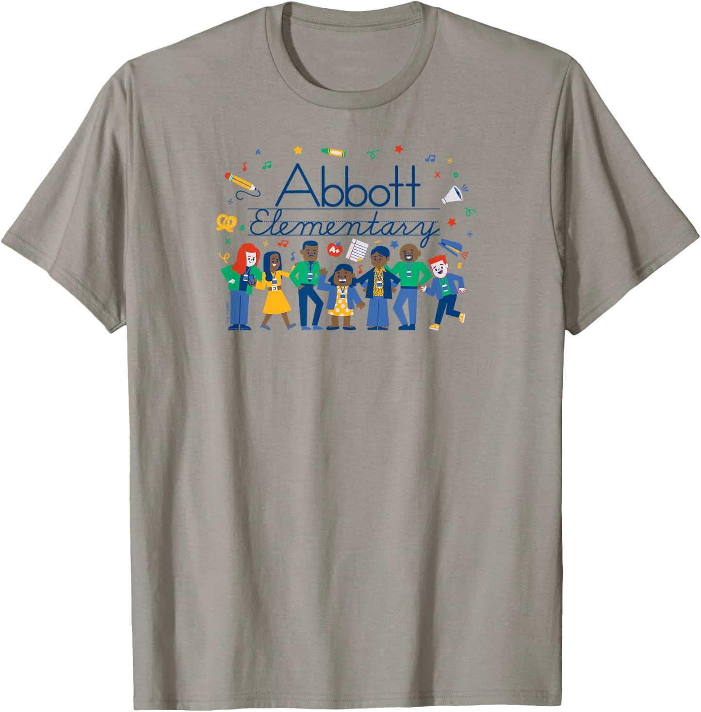Abbott Elementary - Character Cast Lineup T-Shirt - T-Shirt | Sand