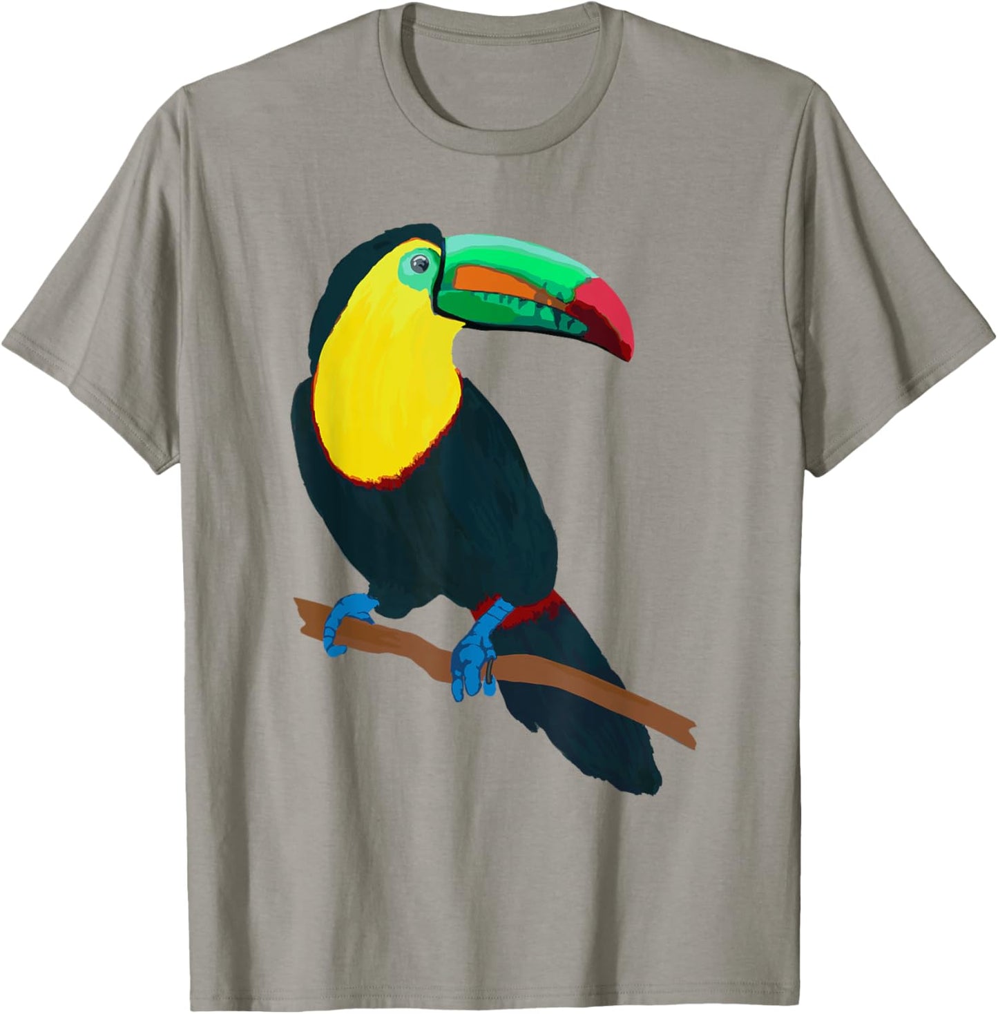 Beautiful Keel-billed Toucan Bird Tucan T Shirt Costa Rica T-Shirt - T-Shirt | Sand