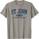 Vintage St John USVI Est 1684 Souvenir Throwback T-Shirt - T-Shirt | Sand
